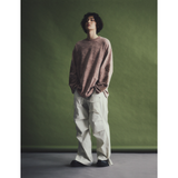 クロスピグメントウォッシュドロングスリーブ / CROSSES PIGMENT WASHED LONG SLEEVE_PK