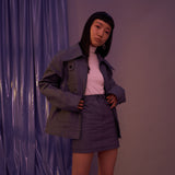 GRAY denim skirt (6591799885942)