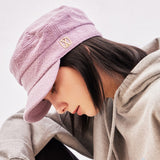 VA Square Stud Wool Madoros Cap / Purple