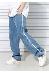 ダブルインシションデニムパンツ/DOUBLE INCISON DENIM PANTS