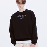 ボーイロゴスウェットシャツ / BOY LOGO SWEAT SHIRTS - BLACK