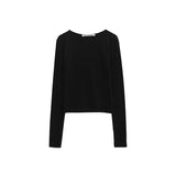[MADE] Ameln Round Ribbed Long Sleeve T-Shirt