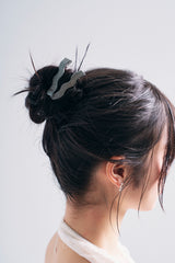NO.425 [SILVER] WAVE HAIR PIN 2SET