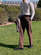 ASCLO Rose Semi Wide Slacks (4color)