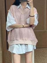ASCLO Perfect Over Cotton Short Sleeve Shirt (5color)