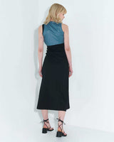 チェーンリンクレイヤードドレス / Chain Link Layered Dress _ Teal