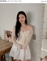 Blossom Mohair Wool Knit Cardigan (5color)