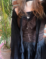 バレリーナシャーリングノースリーブ / ballerina shirring sleeveless