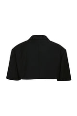 [MADE] HALF CUT_OUT JACKET BLACK