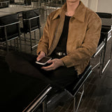 LMN Mayer Line Suede Jacket (2 colors)