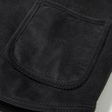 Quilting Corduroy Jacket [CHARCOAL] (6618909048950)