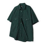 2ND タイプトラッカーナイロンシャツ / 2ND TYPE TRUCKER NYLON SHIRT DARK GREEN