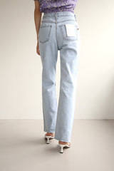 アンジェラジーンズ / ANJELA JEANS / LONG STRAIGHT DENIM PANTS