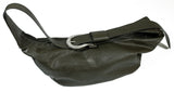 H-バックルバナナレザーバッグ / H-Buckle Banana Leather Bag (khaki)