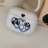 ポンポン フレンズ ブルー ポンポンラビットAirPods ケース