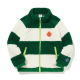KIRSH X MISAKI KAWAI KIDS FLEECE HALF ZIP UP [GREEN]