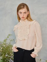 フリルスモックブラウス / Frill Smocks blouse