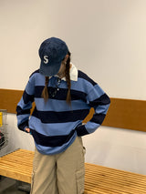 [Bellide made] Stripe Long Sleeve T-shirt