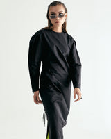 CN STRING MAXI ONEPIECE - GLOSSY BLACK (6635994054774)