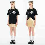 Sleeping Rose T-shirt [Black]