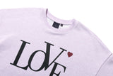 ラブスウェット / LOVE SWEAT SHIRT_LIGHT PURPLE