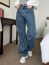 スリーライン デニムパンツ / Three Line Denim Pants (2color)