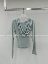 Ballet Core Hooded Wrap T-shirt
