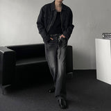 RU8314 Unbalanced Jean Jacket (2 colors)