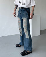 ダメージデニムパンツ/GM - KZ Damage Denim Pants (XS ~ L)