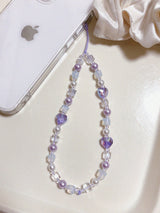VERI ハートミークリスタルフォンストラップ/VERI Heart Me Crystal Phone Strap
