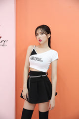 チェーンベルトスカートショーツ / SKI(6434) chain belt skirt shorts