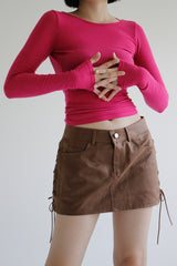 コルセットクラックスカート / Corset Crack Skirt (2color)
