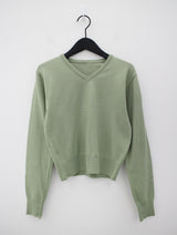 Minimal V-neck Knit (12color)