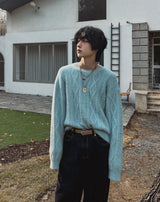 アンゴラフィッシャーツイストニット (5 color)