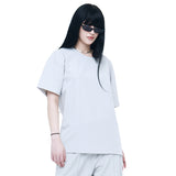 ウーブンTシャツ　クールグレー
