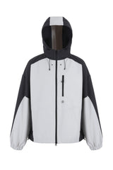 HOOD ZIP UP JACKET (charcoal mix)