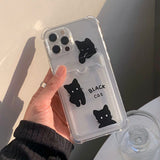 ブラックキャットカードフォーンケース / black cat card Phone Csae
