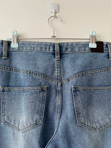 Sea loose boot-cut denim pants