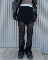 Lace skirt pants