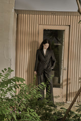 ウールツイルセットアップジャケット/WOOL TWILL SETUP JACKET_DEEP KAHKI