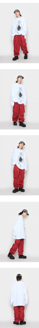 ウォッシュナイロンカーゴパンツ / Washa nylon cargo pants