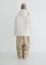 ソフトフーディージャケット/BSR2223FWJK013 SOFT HOODIE JACKET CREAM