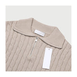 LMN Liton Cable Semi-Ziped Knit (7 colors)
