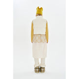 CHERRY CROP STRING DOWN VEST [IVORY]