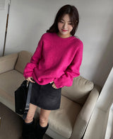 (UNISEX) ベチンウールオーバーニット