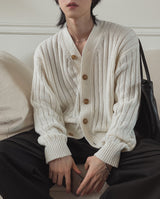 ブラッサムVネックカーディガン (7 color)
