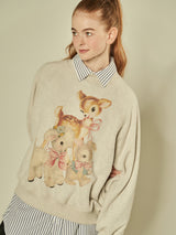 Cartoon Printed Sweatshirt (6643898810486)