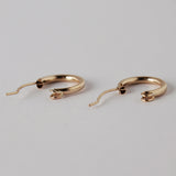 14K ゴールドフィルドリングピアス/14K GOLDFILLED RING EARRING (S size)