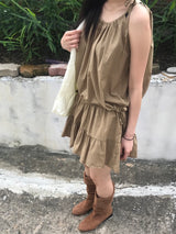ヘミッシュスリーブレストトップ