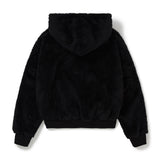 Zero Bear Crop zip-up [BLACK] (6638394376310)